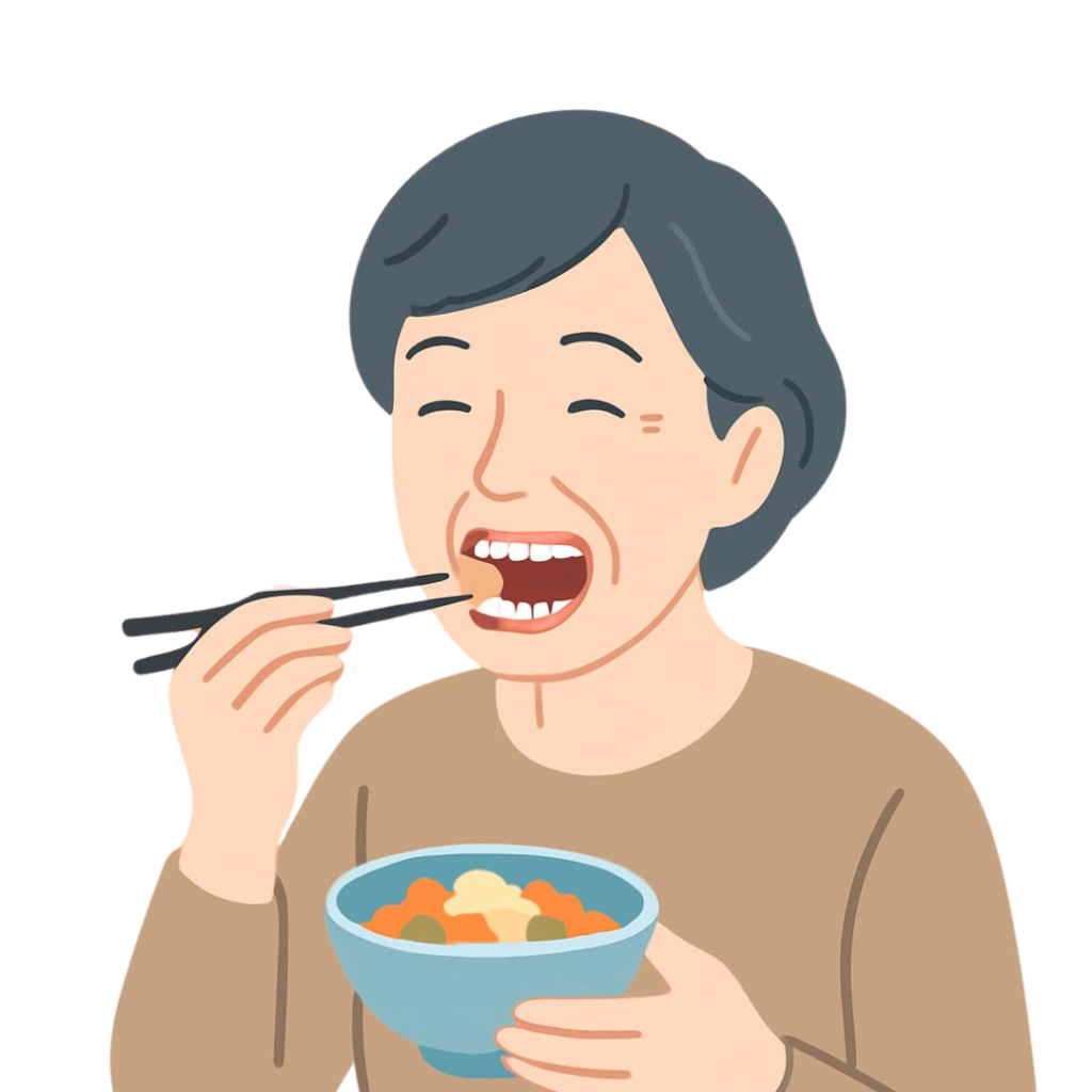入れ歯と食事のコツ
